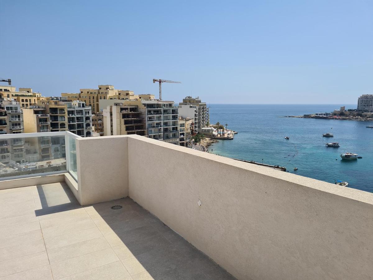 St Julians Bay Sea Front Apartments St. Julian's Exterior foto