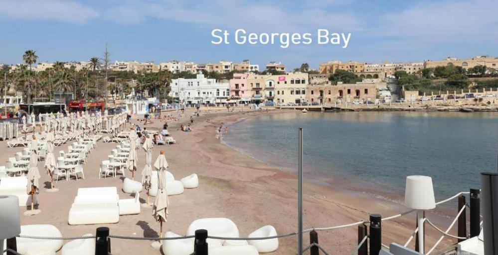 St Julians Bay Sea Front Apartments St. Julian's Exterior foto
